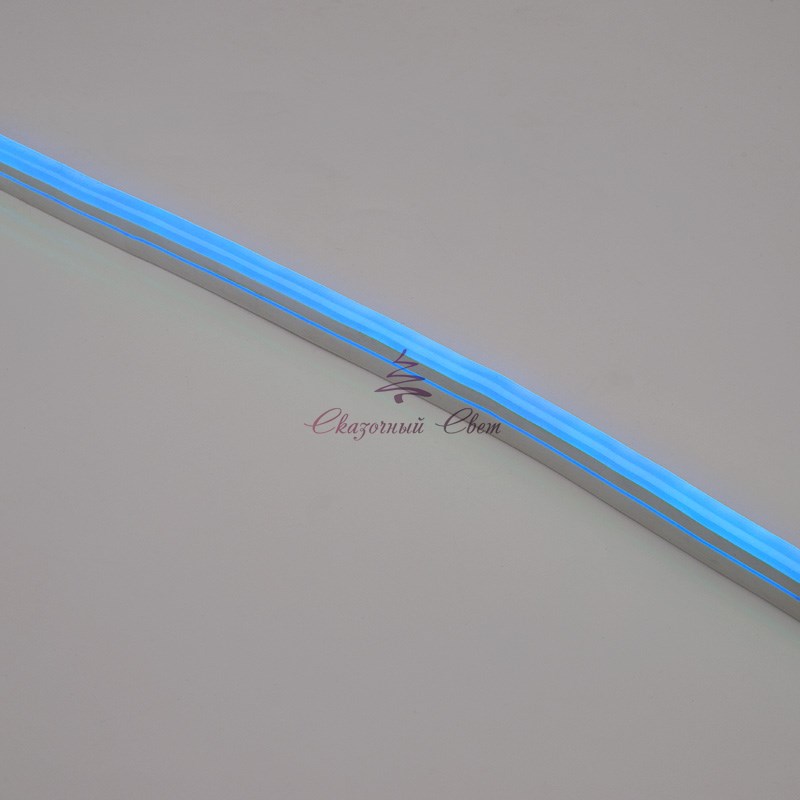 Гибкий неон 12 вольт 6х12мм, кратность резки 1cм, синий