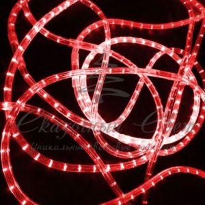 Дюралайт 2-жильный КРАСНЫЙ, 24В