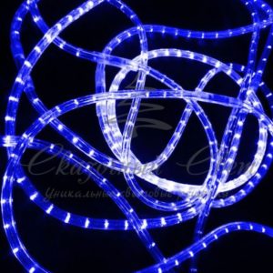 Дюралайт 2-жильный СИНИЙ, 24В