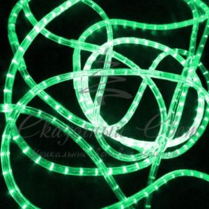 Дюралайт 2-жильный ЗЕЛЕНЫЙ, 24В