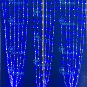 Гирлянда Водопад 2х3, СИНИЙ, 585