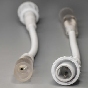 Переходник нить- дюралайт, белый