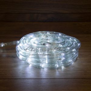 Дюралайт LED,  фиксинг (2W),  24 LED/м,  белый,  25 м