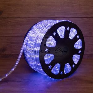 Дюралайт LED, свечение с динамикой (3W) — синий, 24 LED/м, бухта 100м