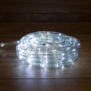 Дюралайт LED,  свечение с динамикой (3W),  24 LED/м,  белый,  14м