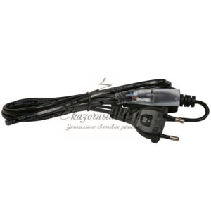 Установочный набор для дюралайта 2W ∅13мм (коннектор с иголкой,  выпрямитель,  заглушка),  до 100м