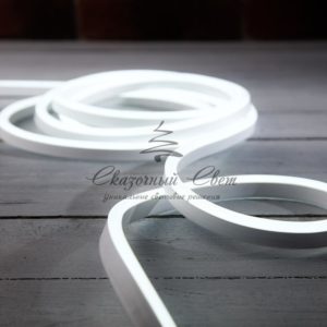 Гибкий неон LED SMD 8х16 мм,  односторонний,  белый,  120 LED/м,  5 м