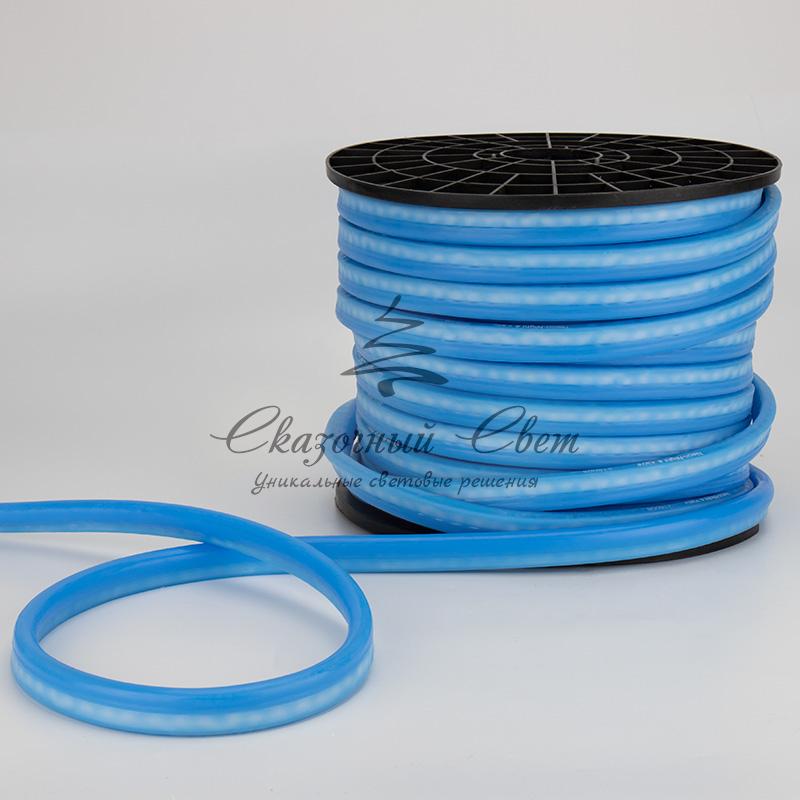 Гибкий Неон DIP 12x26мм - синий, оболочка синяя, бухта 50м
