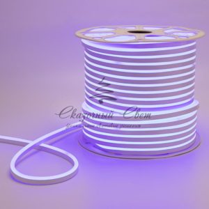 Гибкий неон LED SMD 8х16 мм,  синий,  120 LED/м,  бухта 100 м