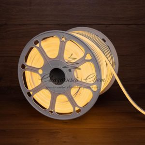 Гибкий неон LED SMD 8х16 мм,  теплый белый,  120 LED/м,  бухта 100 м