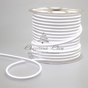 Гибкий Неон LED SMD 15х26 мм, белый, 120 LED/м, бухта 50м