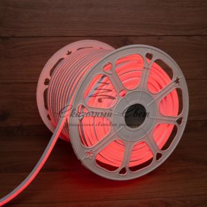 Гибкий неон LED SMD 8х16 мм,  двухсторонний,  красный,  120 LED/м,  бухта 100 м
