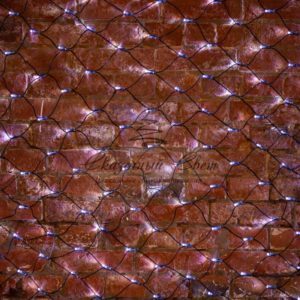 Гирлянда «Сеть» 2х1,5м, черный ПВХ, 288 LED Белые