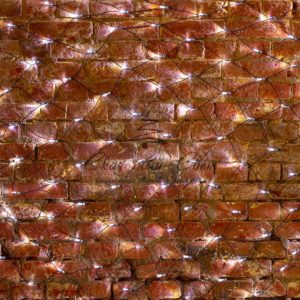 Гирлянда «Сеть» 2,5х2,5м, черный ПВХ, 432 LED Белые