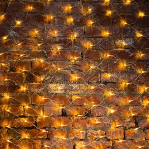 Гирлянда «Сеть» 2х1,5м, свечение с динамикой, прозрачный ПВХ, 288 LED, 230 В, цвет: Тёплый белый