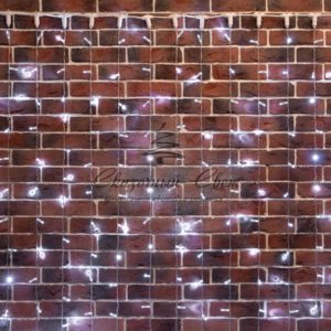 Гирлянда «Светодиодный Дождь» 2х6м,  постоянное свечение,  прозрачный провод,  230 В,  диоды БЕЛЫЕ