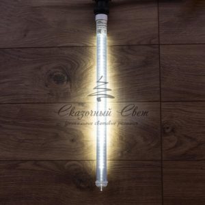 Сосулька светодиодная 50 см, 230 В, e27, двухсторонняя, 48х2 диодов, цвет диодов белый