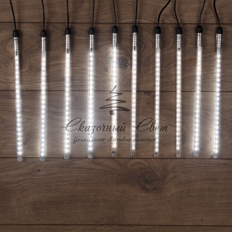 Гирлянда «Тающие сосульки» 24 В, комплект 10 шт. х 30 см, шаг 100 см, 420 LED, белый, соединяются