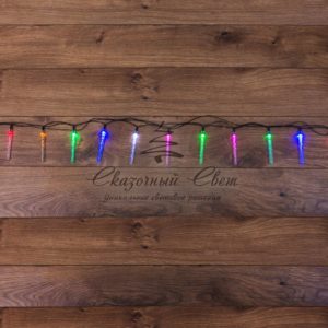 Гирлянда светодиодная «Палочки с пузырьками» 20 палочек,  цвет: мультиколор,  2 метра