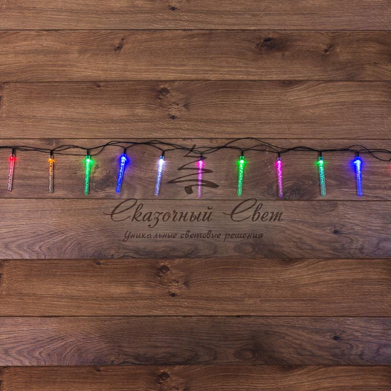 Гирлянда светодиодная "Палочки с пузырьками" 20 палочек, цвет: мультиколор, 2 метра