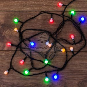Гирлянда светодиодная «Цветные Шарики» 20 LED МУЛЬТИКОЛОР 2,8 метра