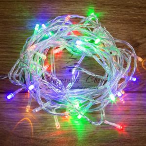 Гирлянда «Твинкл Лайт» 6 м, прозрачный ПВХ, 40 LED, цвет Мультиколор