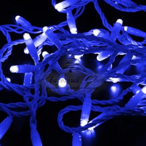 Гирлянда Нить 10м,  с эффектом мерцания,  белый ПВХ,  230В,  цвет Синий