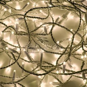 Гирлянда Нить (дюраплей) 20м,  постоянное свечение,  белый ПВХ,  24В,  цвет Тёплый белый