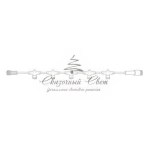 Разветвитель — шина для уличных гирлянд Professional (1 вход, 5 выходов) белый ПВХ