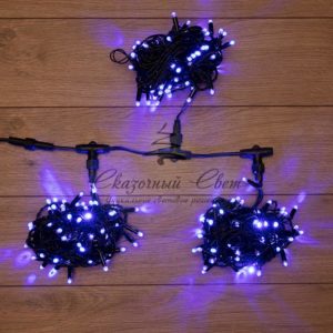 Гирлянда «LED ClipLight» 24V, 3 нити по 10 метров, цвет диодов Синий