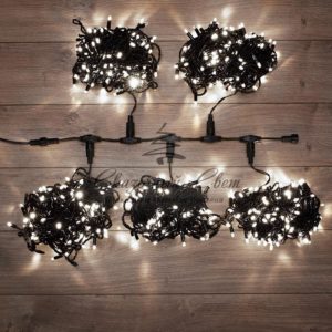 Гирлянда «LED ClipLight» 24V, 5 нитей по 20 метров, цвет диодов Белый, Flashing (Белый)