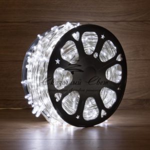Гирлянда «LED Клип-лайт» 12 V, прозрачный ПВХ, 150 мм, цвет диодов Белый Flashing (Белый)