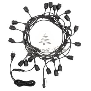 «Белт-Лайт» 10 м,  черный каучук,  шаг 50 см,  20 подвесных патронов,  IP44