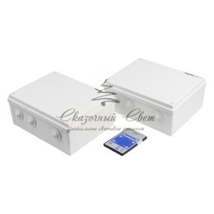 Контроллер iMLamp16D_AC для Белт-Лайта,  светодиодные лампы 220 В,  5600 Вт 16 кан.  х 1,6 А,  28 прогр. ,  ДУ,  IP54