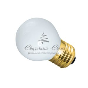 Лампа накаливания e27 10 Вт белая колба