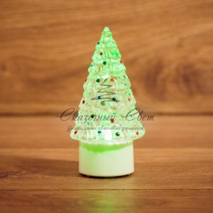 Фигура светодиодная на подставке «Елочка средняя»,  RGB