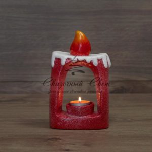 Керамический подсвечник «Свечка» 12.5х6х19.3 см