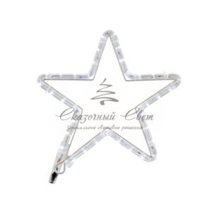 Фигура световая «Звездочка LED» цвет белый,  размер 30*28 см NEON-NIGHT