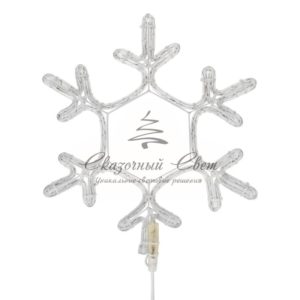 Фигура «Снежинка» цвет белый,  размер 45*38 см NEON-NIGHT
