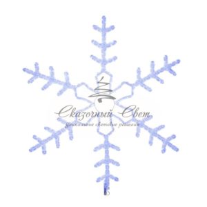 Фигура световая «Большая Снежинка» цвет синий,  размер 95*95 см NEON-NIGHT