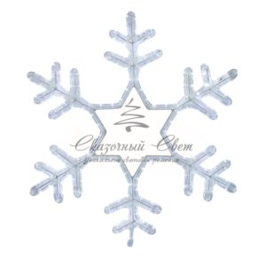 Фигура световая «Снежинка» цвет белый,  размер 55*55см NEON-NIGHT