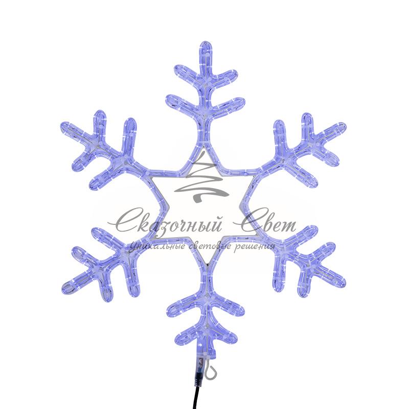 Фигура "Снежинка" LED Светодиодная, без контр. размер 55*55см, "СИНЯЯ" NEON-NIGHT