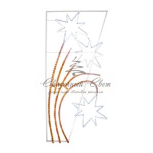 Фигура световая «Звездный фейерверк» размер 85*175 см NEON-NIGHT