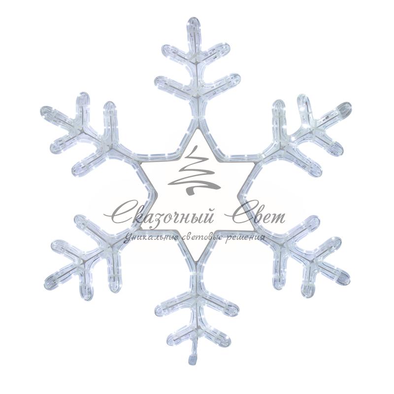 Фигура световая "Снежинка" цвет белый, размер 55*55 см, мерцающая NEON-NIGHT