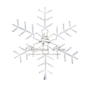 Фигура световая «Снежинка» цвет белый, размер 95*95 см, мерцающая NEON-NIGHT