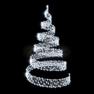 Декоративная 3D фигура Ель-спираль 150 см