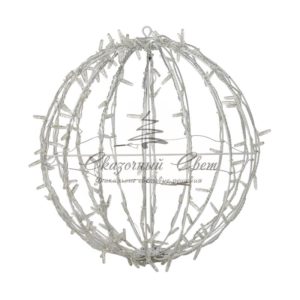 Шар светодиодный 230V, диаметр 30 см, 120 светодиодов, эффект мерцания, цвет теплый белый NEON-NIGHT