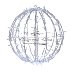 Шар светодиодный 230V,  диаметр 50 см,  200 светодиодов,  эффект мерцания,  цвет белый NEON-NIGHT