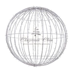 Шар светодиодный 230V,  диаметр 120 см,  600 светодиодов,  цвет белый