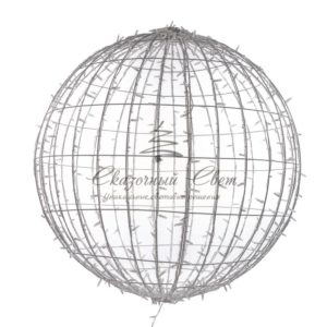 Шар светодиодный 230V, диаметр 120 см, 600 светодиодов, эффект мерцания, цвет теплый белый